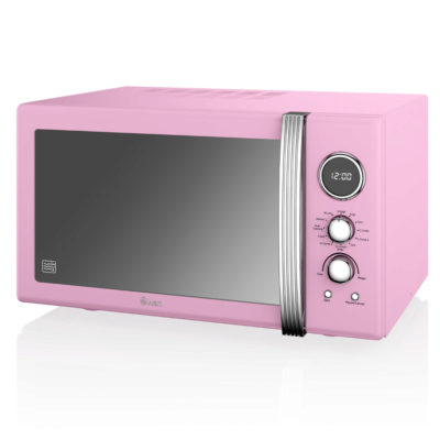 Swan Retro 900w Combi Microwave - Pink Swan Retro 900w Combi Microwave - Pink